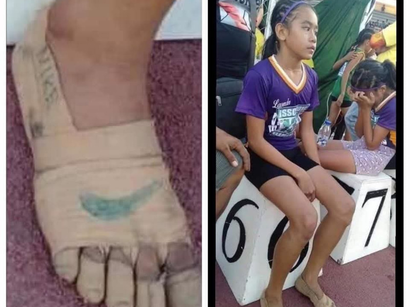  Filipinler'den küçük yaşta büyük zafer Ayakkabısız piste çıktı